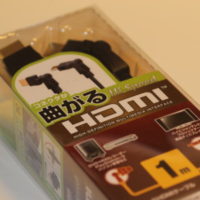 HDMIケーブル 1m ハイスピード 3Dコネクタ ［KM-HD20-3D10］サンワサプライ