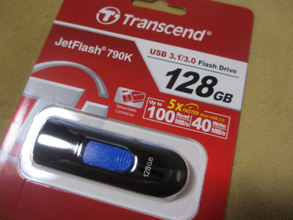 Transcend USBメモリ 128GB 